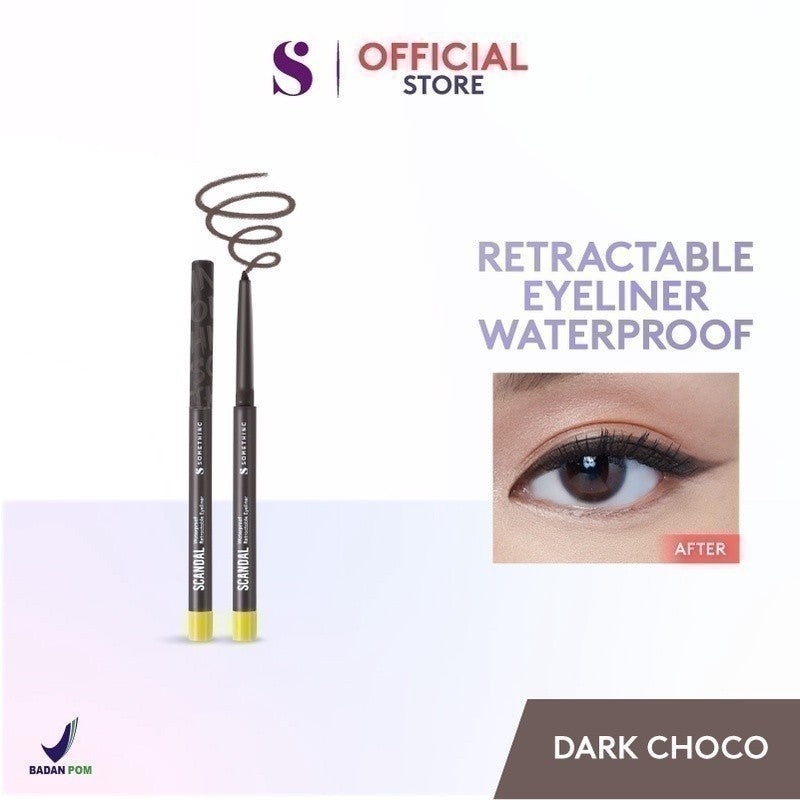 SOMETHINC SCANDAL Waterproof Retractable Eyeliner -  Eyeliner Pensil