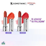 SOMETHINC Checkmatte Transferproof Lipstick - Lipstick Batang Transferproof, Nyaman Dan Tahan Digunakan Hingga 16 Jam | Mampu Menyamarkan Garis Di Bibir, Terasa Ringan, Dan Tidak Lengket, serta Smudgeproof