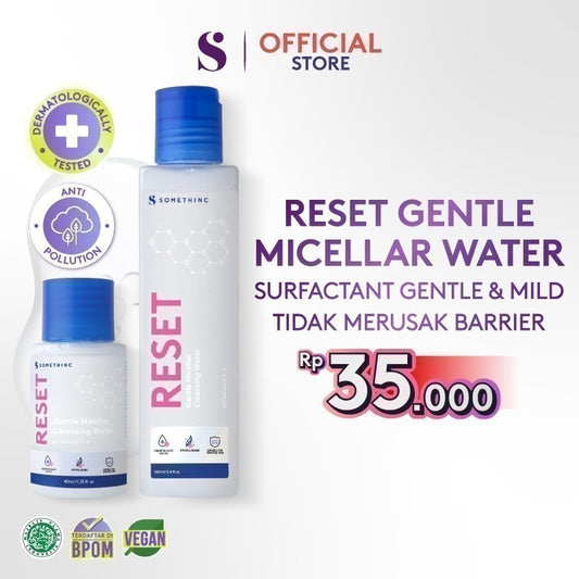 SOMETHINC Reset Gentle Micellar Cleansing Water - Magic Water Pembersih Wajah
