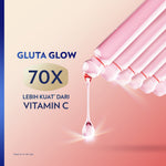VASELINE Gluta-Hya Body Serum Flawless Bright 200 mL x2