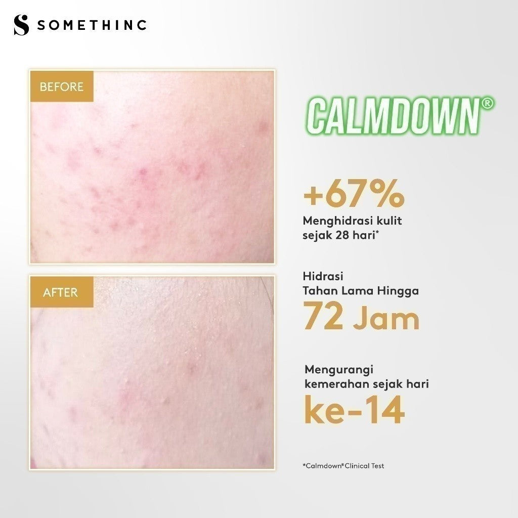 [HARGA SPESIAL] SOMETHINC Calm Down! Skinpair R-Cover Cream Moisturizer - (Madagascar Centella Asiatica, Skin Barrier, Kulit Sensitif, Kulit Iritasi)