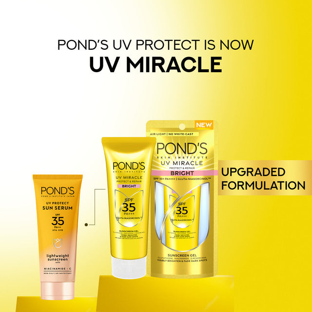 [NEW LAUNCH] PONDS UV MIRACLE BRIGHT SPF 35 25G TRIPLEPACK