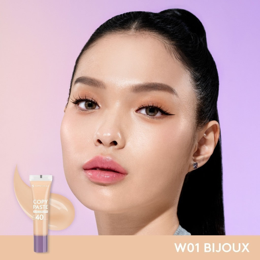 [EXCLUSIVE] 10ML SOMETHINC Copy Paste Tinted Sunscreen SPF 40 PA++++ - Skin Tint