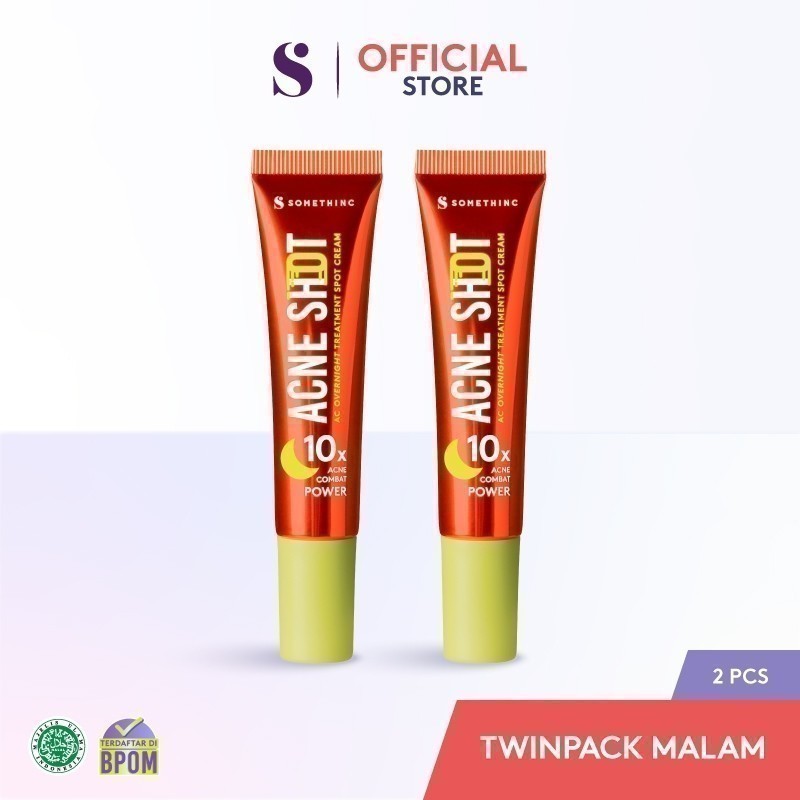 SOMETHINC Acne Shot AC Spot Gel & Overnight Treatment Spot Cream