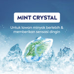 NIVEA MEN Facial Foam Bright Oil Clear Pore Minimizing Foam  50ml - Sabun cuci muka pria mencerahkan minyak berlebih berminyak kulit kusam facial wash pembersih wajah cerah mengecilkan pori komedo polusi debu kotoran - Vitamin C, Mint Crystal