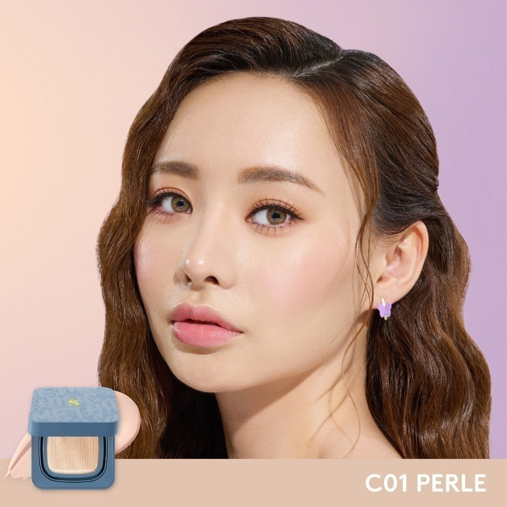 SOMETHINC HOOMAN Breathable Cushion Cover SPF 35 PA++++ - Cushion Dengan Skin Matte Finish Anti Greasy, Anti Cakey, Dan Anti Cracking | Mampu Menyamarkan Pori, Meratakan Warna Kulit, Ringan Digunakan Di Wajah, Memproteksi Kulit Dari Sinar Matahari