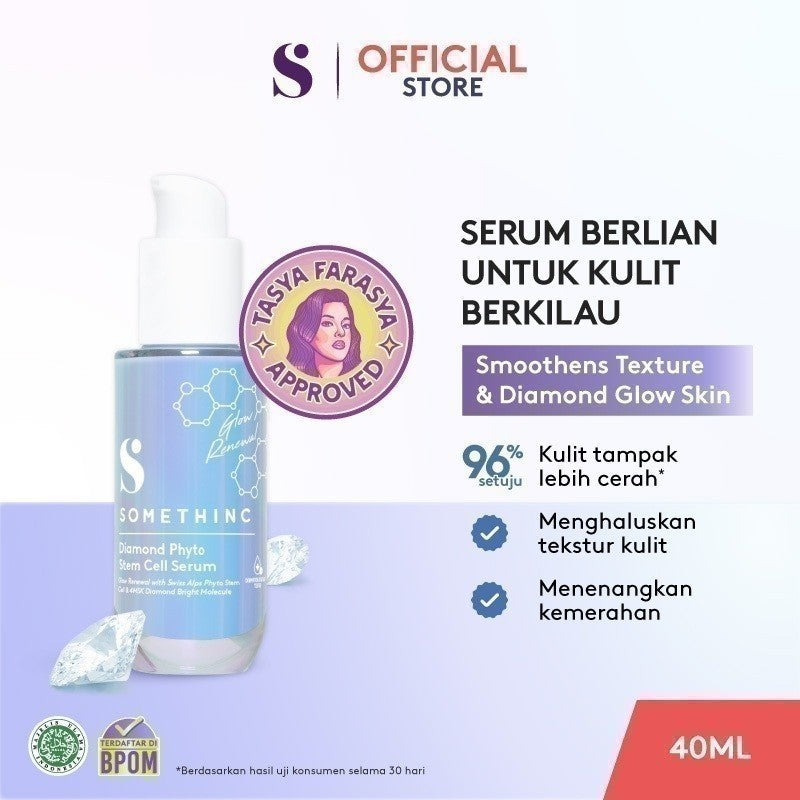 [TASYA FARASYA APPROVED] SOMETHINC Diamond Glow PyhtoCell Serum - Serum Diamond untuk Kulit Berkilau dan Cerah, Serum Brightening, Anti Aging, Serum untuk Mencegah Penuaan Dini