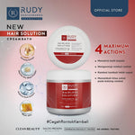Rudy Hadisuwarno Cosmetics Hairlos Solution Creambath 500gr Pelembab Rambut Mengurangi Rambut Rontok