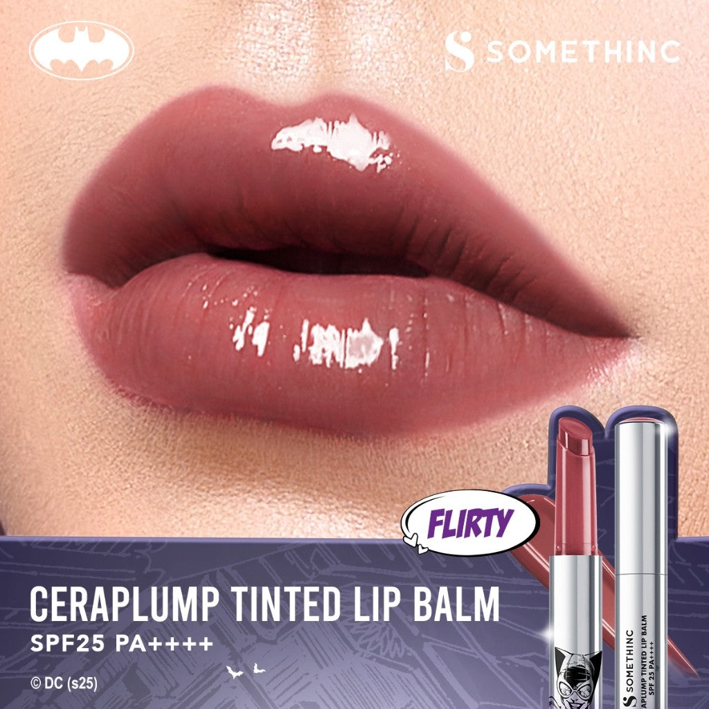 [GRATIS HADIAH] SOMETHINC Ceraplump Tinted Lip Balm SPF25 PA++++ - Warna Untuk Melembabkan & Memperkuat Lip Barrier | Glowy Finish, Untuk Bibir Terlihat Lebih Sehat & Plumpy