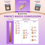 SOMETHINC [2 PCS] Paket Copy Paste Tinted Sunscreen x Makeup (Copy Paste Tinted Sunscreen SPF 40 PA++++ Skin Tint, Checkmatte Transferproof Lipstick, Hangover Smudgeproof Mascara, SRSLY Setting Spray, Hooman Under Control Loose Powder)