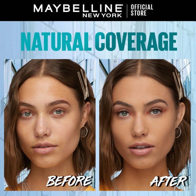 Maybelline Paket Makeup Face Kulit Kuning Langsat - Superstay Lumi Foundation 120 + Fit Me Compact Powder 118