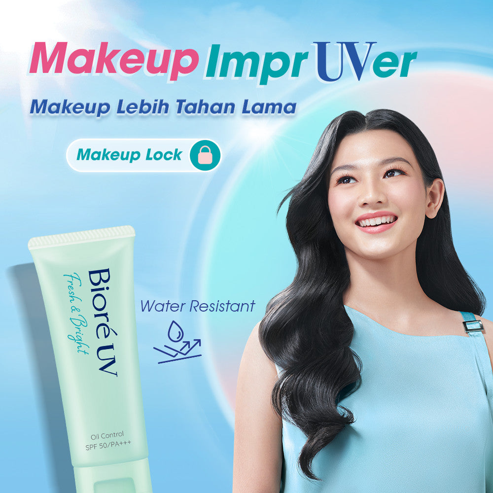 Biore UV Fresh & Bright Skincare Sunscreen 30GR Oil Control 30GR SPF 50 PA+++ Twinpack