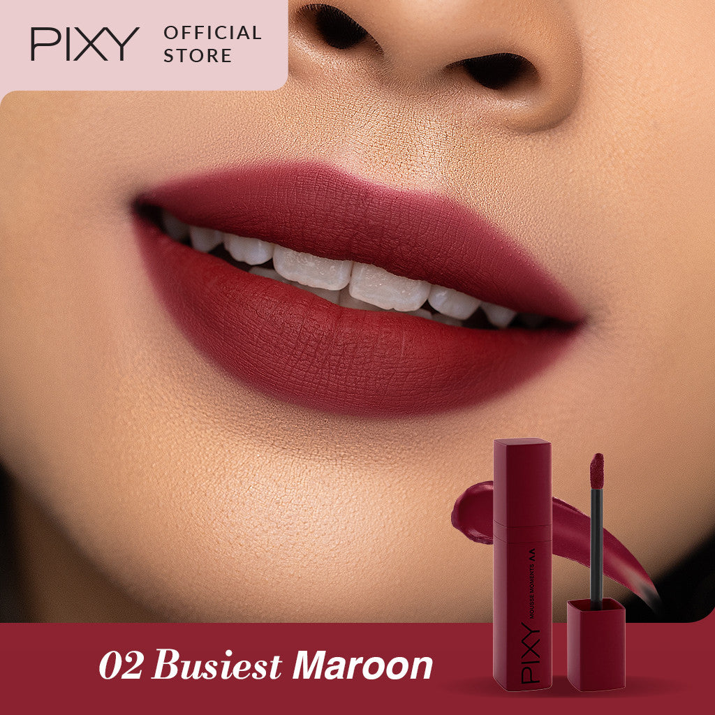Pixy Mousse Moments 02 Busiest Maroon