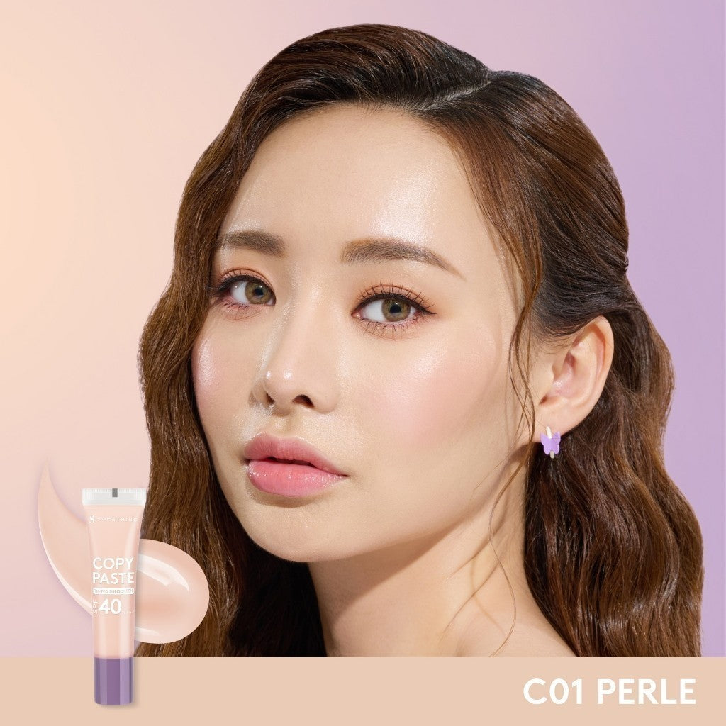 [EXCLUSIVE] 10ML SOMETHINC Copy Paste Tinted Sunscreen SPF 40 PA++++ - Skin Tint