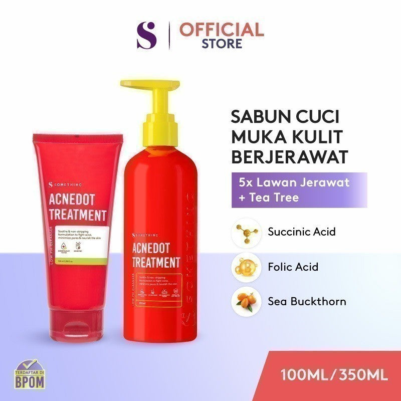 [GRATIS HADIAH] SOMETHINC ACNEDOT Treatment Low pH Cleanser - Sabun Cuci Muka untuk Kulit Jerawat, Berminyak. Non comedogenic Cocok untuk kulit sensitif