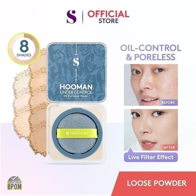 [EXCLUSIVE] SOMETHINC Hooman Under Control HD Blur Loose Powder - Bedak Tabur