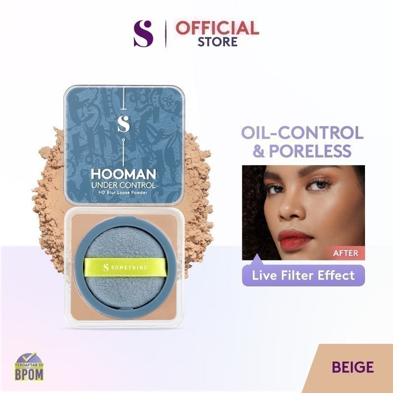 [EXCLUSIVE] SOMETHINC Hooman Under Control HD Blur Loose Powder - Bedak Tabur