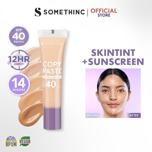 [EXCLUSIVE] 10ML SOMETHINC Copy Paste Tinted Sunscreen SPF 40 PA++++ - Skin Tint