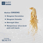 Rudy Hadisuwarno Cosmetics Hairlos Solution Shampoo 200ml Pembersih Rambut Mengurangi Rambut Rontok