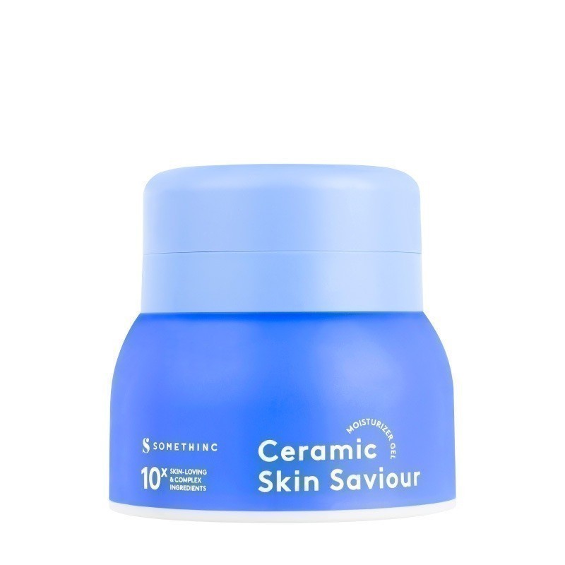 SOMETHINC CERAMIC SKIN Saviour Moisturizer Gel - Cocok untuk Acne dan Kulit Sensitif, Moisturizer Non comedogenic, Melembapkan , Mengurangi kemerahan. Pelembab kulit tidak menyumbat pori