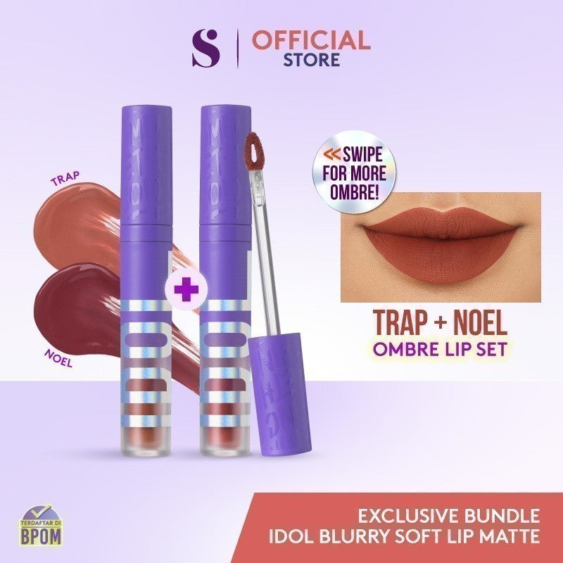 SOMETHINC Idol Blurry Soft Lip Matte - Lip Cream Matte - Lipstik