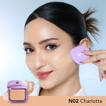 SOMETHINC Copy Paste COVERBLUR Powder Foundation - Seamless Powder Foundation Dengan Formula Zero-Cakey, Zero-Cracky, Dan Zero-Pores*| Coverage Medium to Full, Mampu Meratakan Warna Wajah, Memperkecil Tampilan Pori, Dan Menghaluskan Tekstur Wajah