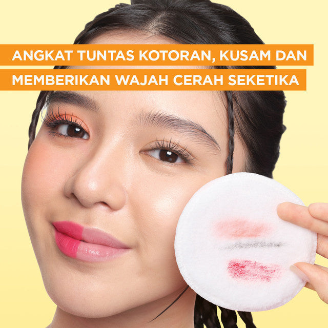 Paket Skincare Garnier Bright Complete Dark Spot & Protection Set (Micellar Vitamin C 125ml, Gel Moisturizer 50ml, UV Invisibile Serum Sunscreen 30ml) - Untuk mencerahkan kulit kusam, mengurangi flek hitam dan melindungi kulit dari munculnya sunspots