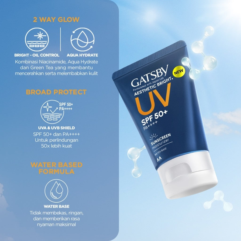 GATSBY Aesthetic Bright Sunscreen Moisturizer