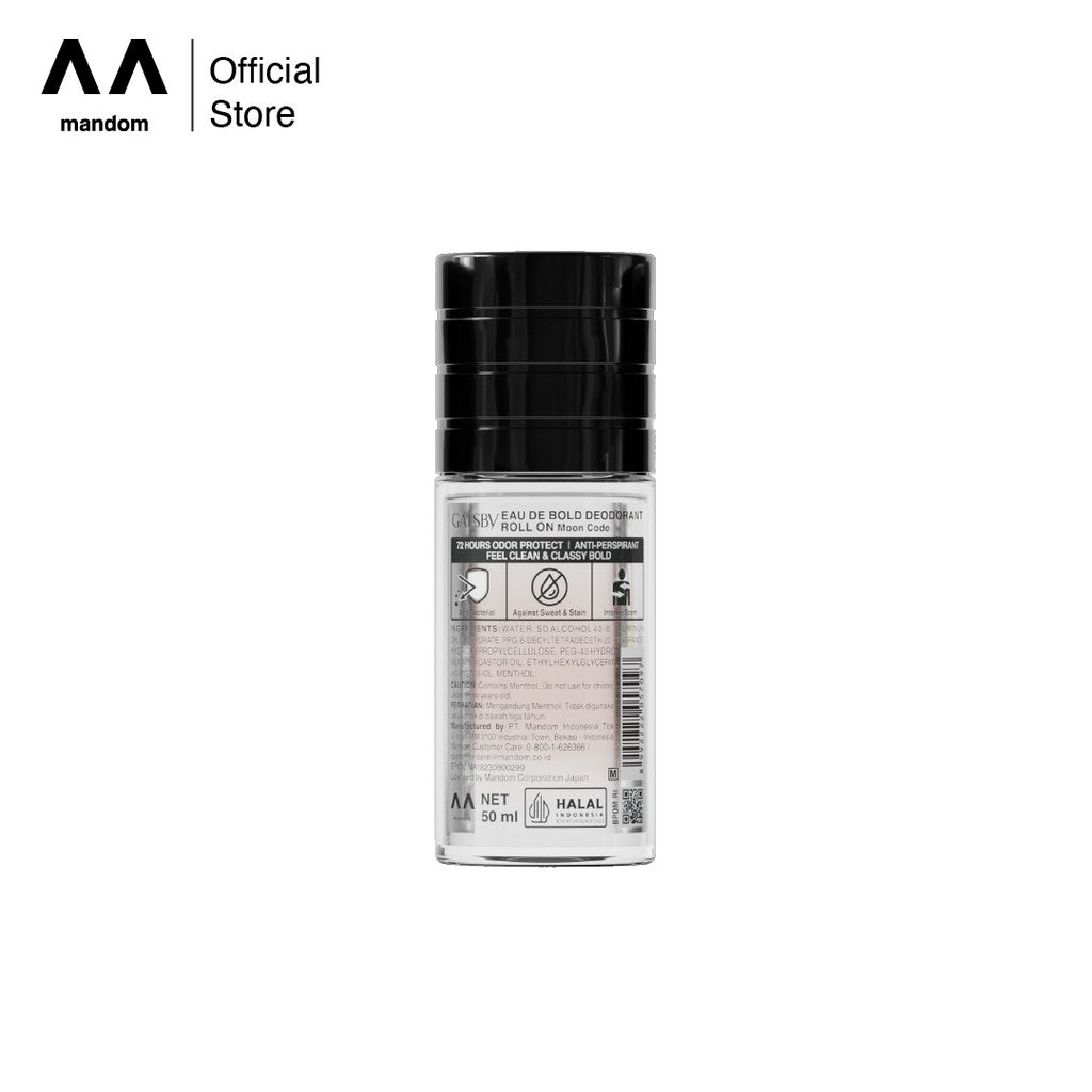 GATSBY EAU DE BOLD Deodorant Roll On Moon Code