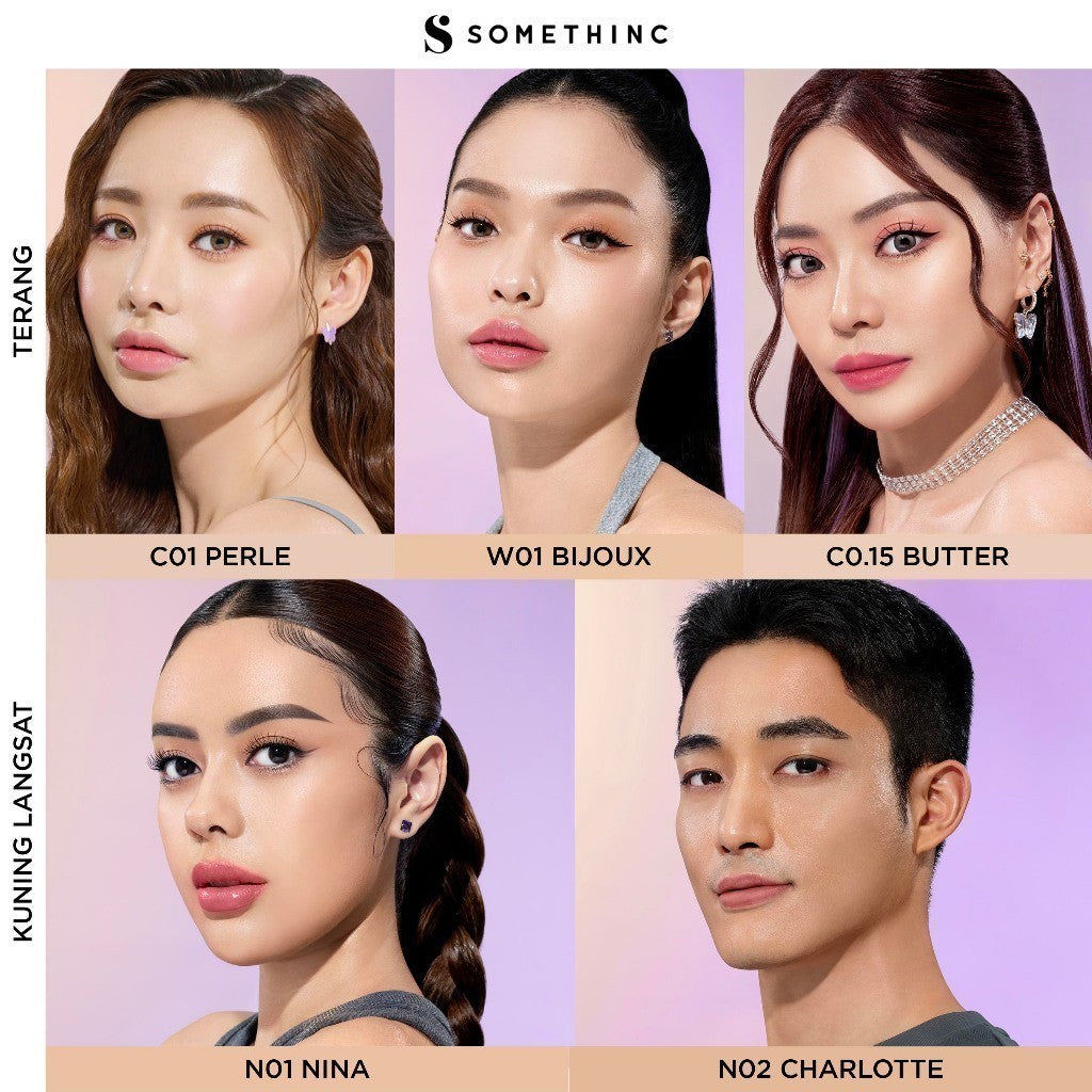 SOMETHINC Copy Paste Tinted Sunscreen SPF 40 PA++++ - Skin Tint Ringan Dengan Finish Dewy | Meratakan Warna Kulit Serta Melindungi Wajah Dari UVA & UVB, Mengandung skincare dan Tahan Lama