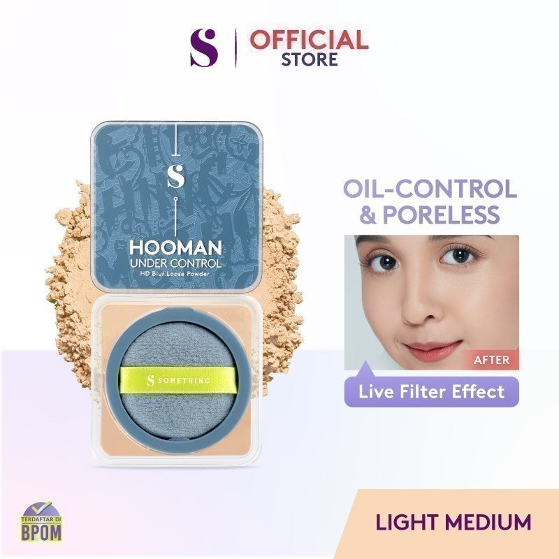 [EXCLUSIVE] SOMETHINC Hooman Under Control HD Blur Loose Powder - Bedak Tabur