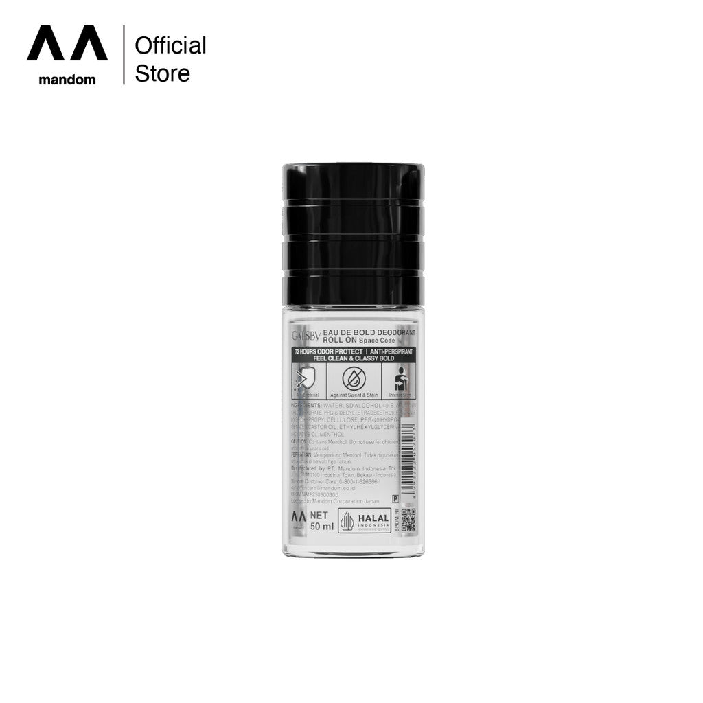 GATSBY EAU DE BOLD Deodorant Roll On Space Code