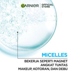 [PAKET HEMAT ISI 3] GARNIER Micellar Water Blue Salicylic Acid 400ml Skincare Cleansing - Skincare Pembersih Wajah & Make up untuk kulit berminyak jerawat Micellar Cleansing Water