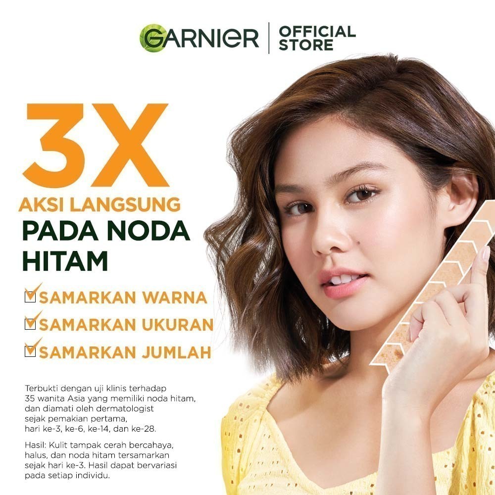 Paket Garnier Bright Complete Vitamin C Serum & Sunscreen Kit - Bright Complete Serum 30 ml + Super UV Invisible Serum Sunscreen SPF 50+ PA++++ 30ml