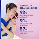 VASELINE Gluta-Hya Body Serum Flawless Bright 200 mL x2