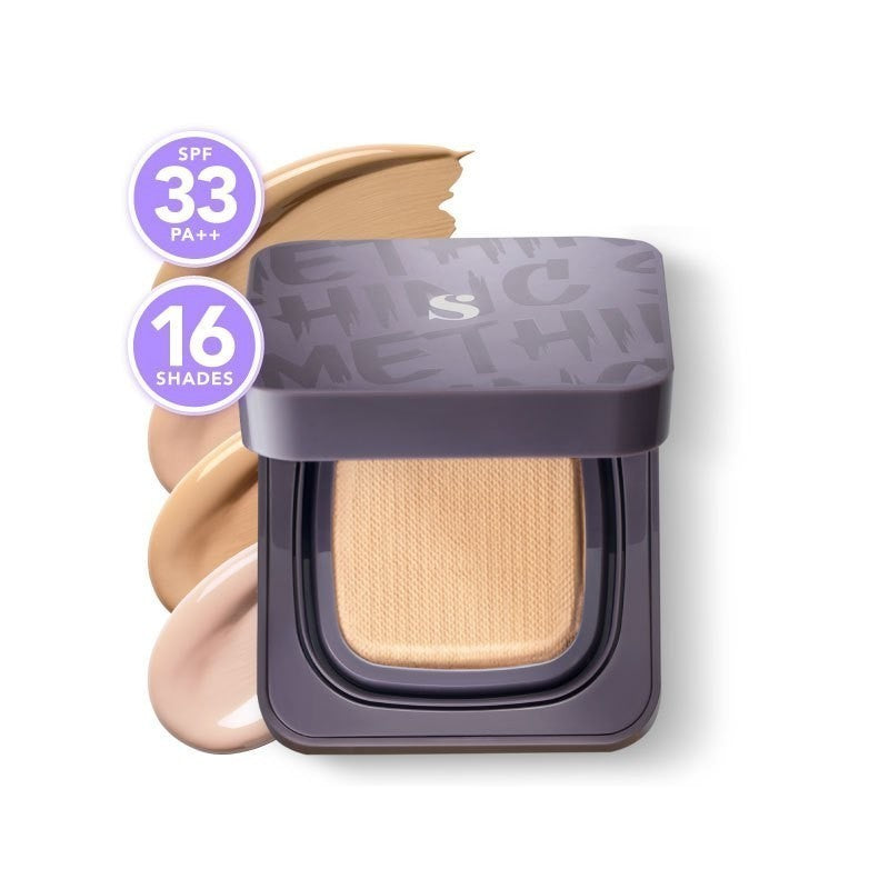 SOMETHINC COPY PASTE BREATHABLE MESH CUSHION SPF 33 PA++ - Cushion Dengan Healthy Glow Finish, Ringan Di Wajah & Tahan Lama | Non-Comedogenic, Memproteksi Wajah Dari Sinar Matahari, Dan Tidak Menyumbat Pori Serta Mengandung skincare