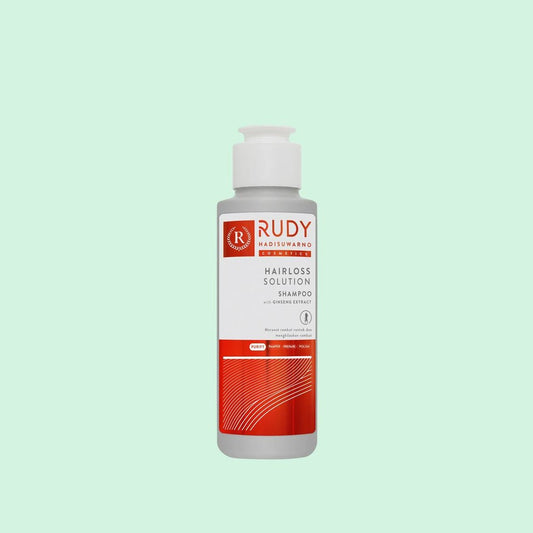 Rudy Hadisuwarno Cosmetics Hairlos Solution Shampoo 100ml Pembersih Rambut No Animal Testing