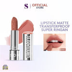 SOMETHINC Checkmatte Transferproof Lipstick - Lipstick Batang Transferproof, Nyaman Dan Tahan Digunakan Hingga 16 Jam | Mampu Menyamarkan Garis Di Bibir, Terasa Ringan, Dan Tidak Lengket, serta Smudgeproof