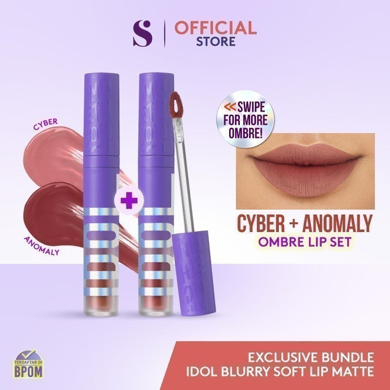 SOMETHINC Idol Blurry Soft Lip Matte - Lip Cream Matte - Lipstik