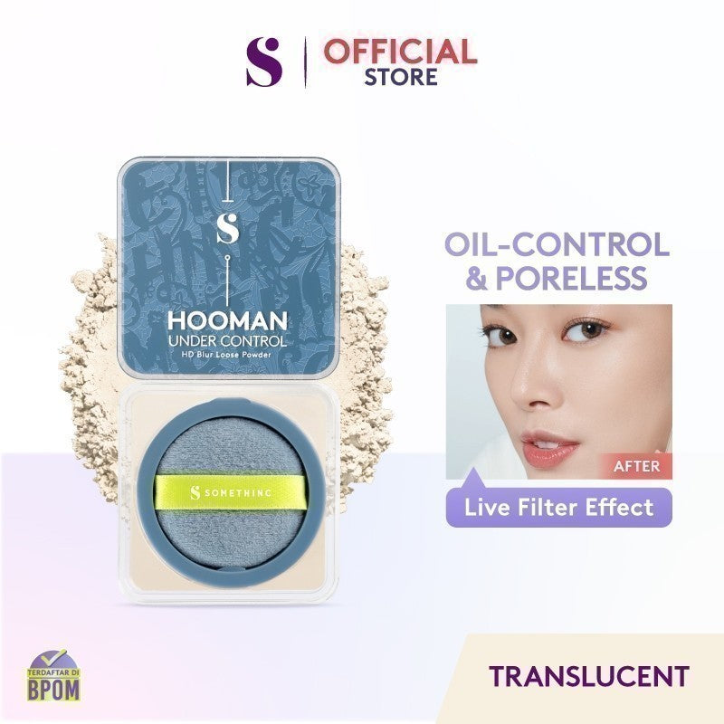 [EXCLUSIVE] SOMETHINC Hooman Under Control HD Blur Loose Powder - Bedak Tabur