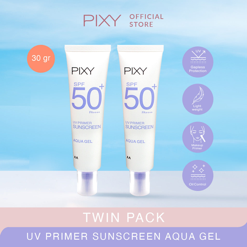 Pixy UV Primer Sunscreen Aqua Gel Twin Pack