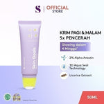 SOMETHINC SKIN GOALS Moisture Silk Creme - Krim Pagi & Malam 5x Pencerah