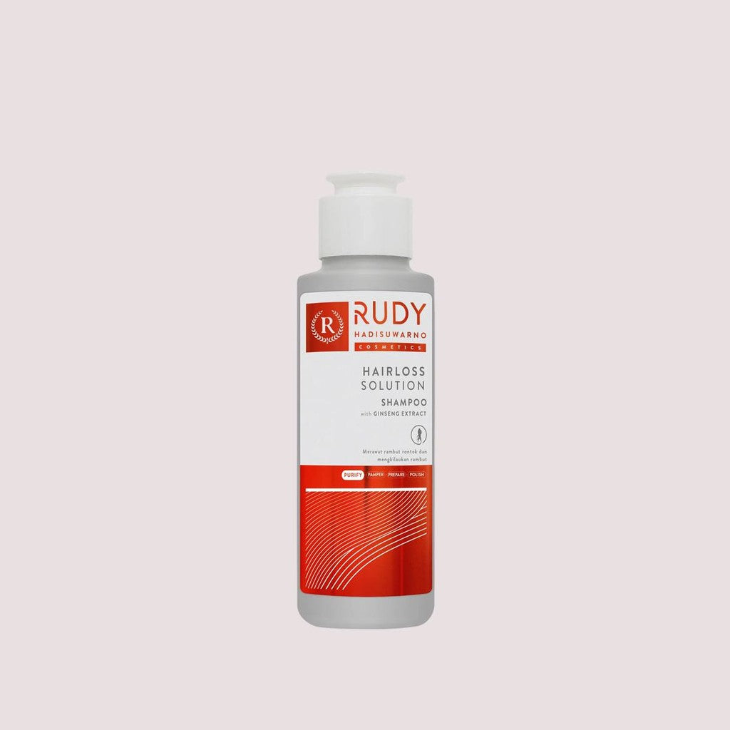 Rudy Hadisuwarno Cosmetics Hairlos Solution Shampoo 100ml Pembersih Rambut