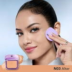 SOMETHINC Copy Paste COVERBLUR Powder Foundation - Seamless Powder Foundation Dengan Formula Zero-Cakey, Zero-Cracky, Dan Zero-Pores*| Coverage Medium to Full, Mampu Meratakan Warna Wajah, Memperkecil Tampilan Pori, Dan Menghaluskan Tekstur Wajah