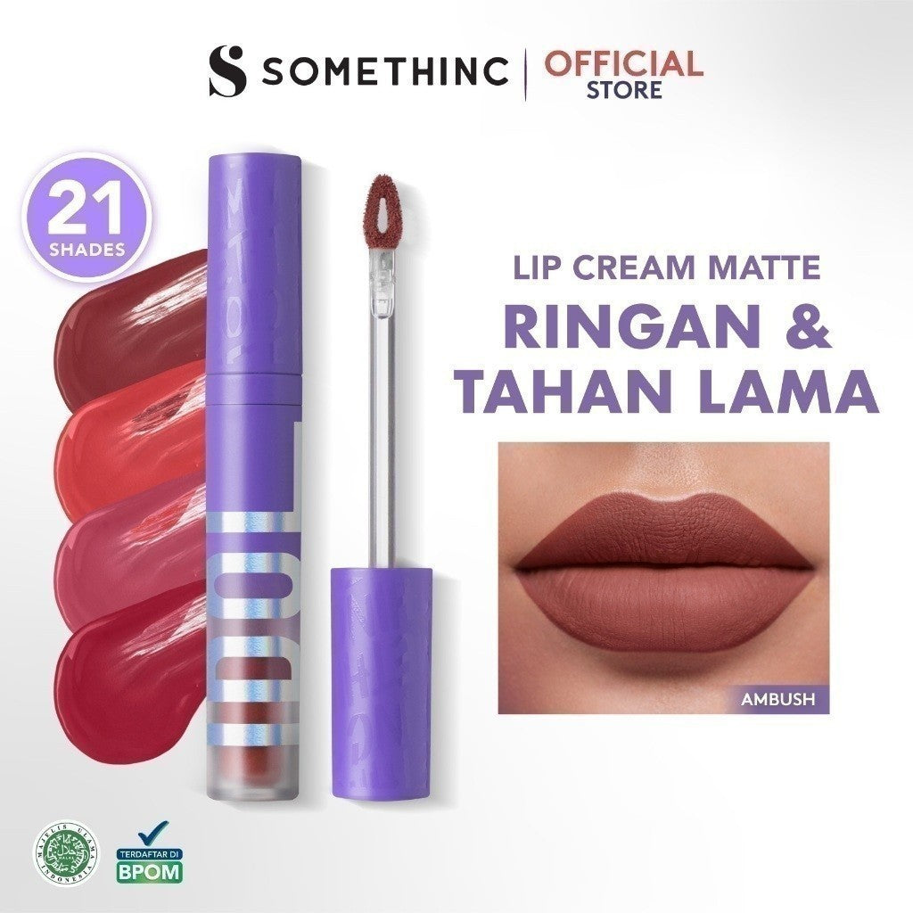 SOMETHINC Idol Blurry Soft Lip Matte - Lip Cream Matte - Lipstik