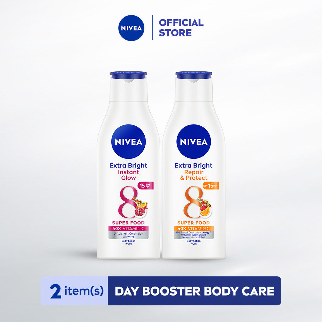 NIVEA Body Lotion Extra Bright x2 - Instant Glow + Repair Protect
