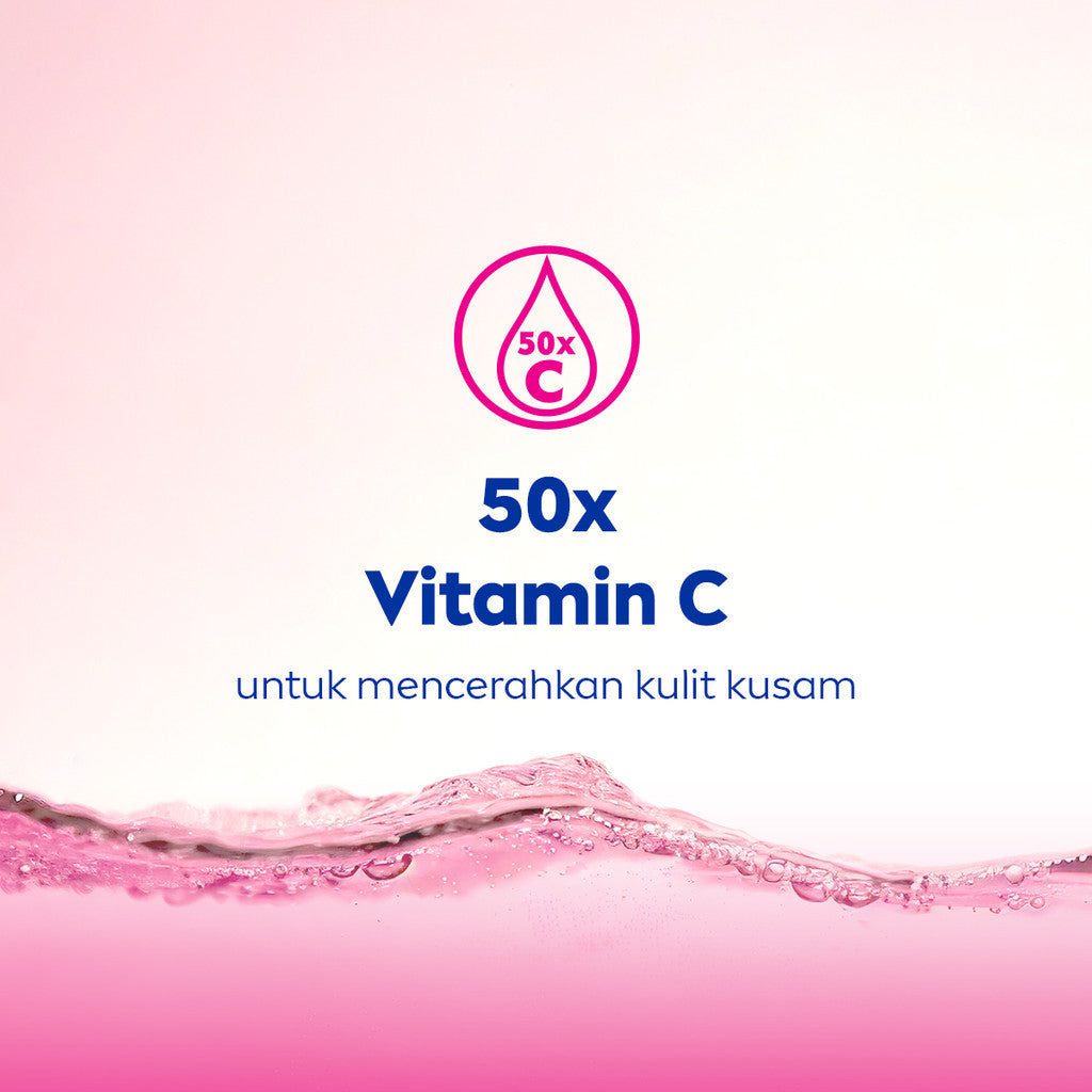 NIVEA SUN Sunscreen Body Serum Daily Glow Essence Serum SPF50+ PA+++ 180ml - Sunscreen badan serum sunblock mencerahkan SPF UV harian lightweight tekstur ringan cepat meresap tidak lengket no whitecast blue light polusi - 50x Vitamin C, Vitamin E