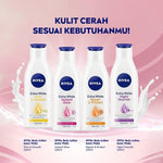 NIVEA Body Lotion Extra Bright Firm & Smooth Q10 190ml - Hand body lotion moisturizer mencerahkan kulit halus lembut badan mengencangkan kulit kendur kencang melembabkan kering anti aging penuaan dini - 40x Vitamin C, UVA UVB Filter, 8 Super food