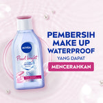 NIVEA Micellar Water MicellAir Pearl Bright 400ml - Pembersih make up tanpa alkohol makeup remover mencerahkan kulit kusam membersihkan wajah double cleansing melembabkan kulit kering - Pearl & Licorice Extract, 0% Alcohol