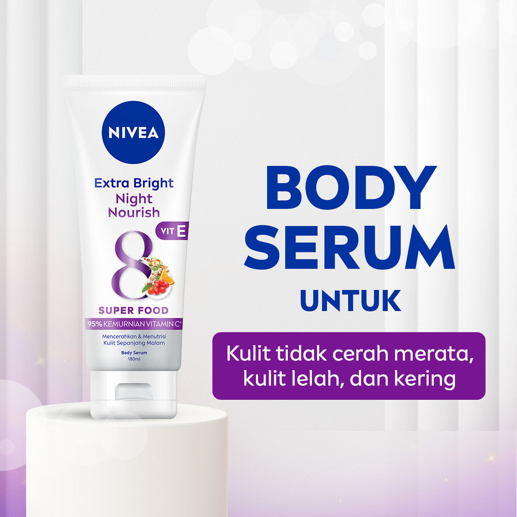 NIVEA Body Night Care - Night Nourish Vit E Body Serum & Body Lotion